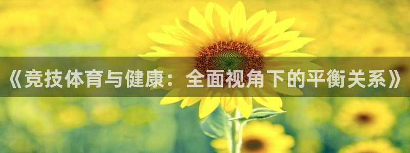vsport体育官网下载官方客服电话：《竞技体育与健