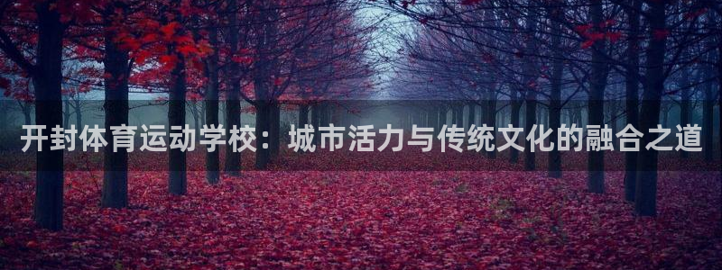 vsport体育官方正版app娱乐首页官网下载：开封体育运动